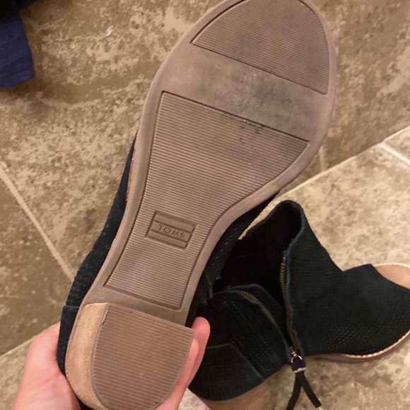 TOMS Peep Toe Heel Bootie - Picture 6 of 6